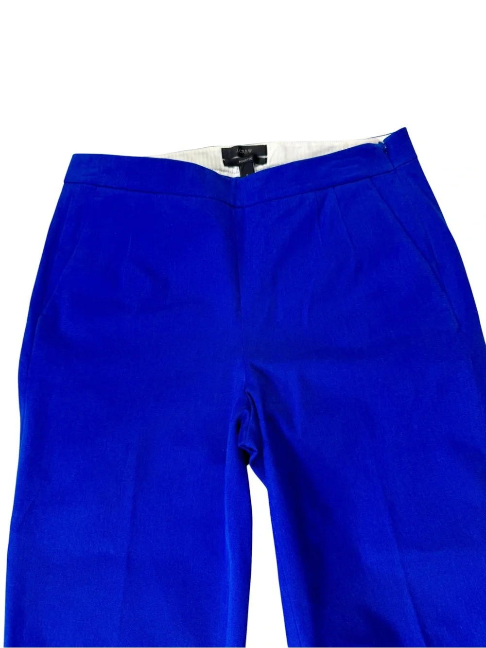 J. Crew Martie Straight Leg Pants in Cobalt Blue- Size 2